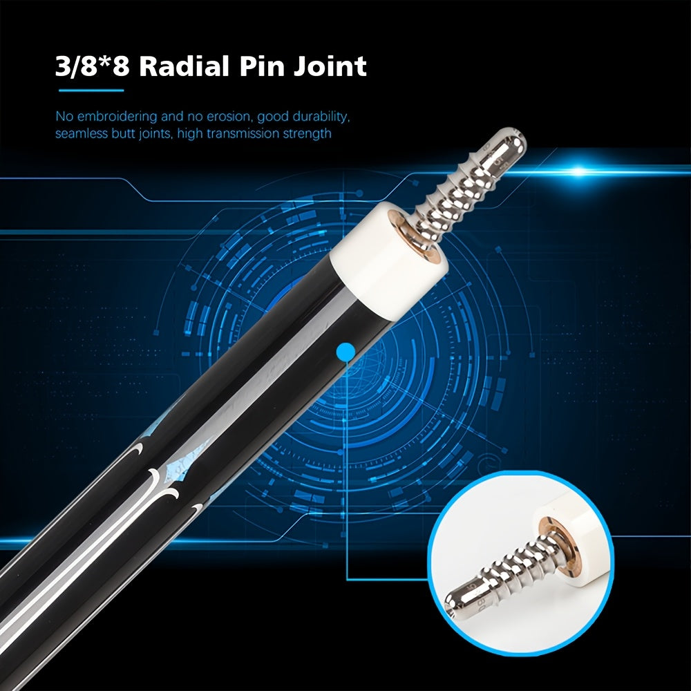 KONLLEN Carbon Fiber Pool Cue Stick Low Deflection Billiard Cue