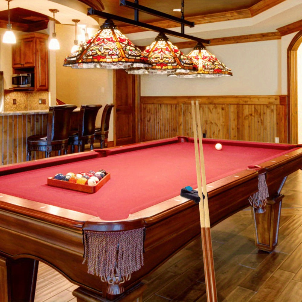Durable Plastic Ergonomic Portable Pool Cue Rack With Chalk Holder