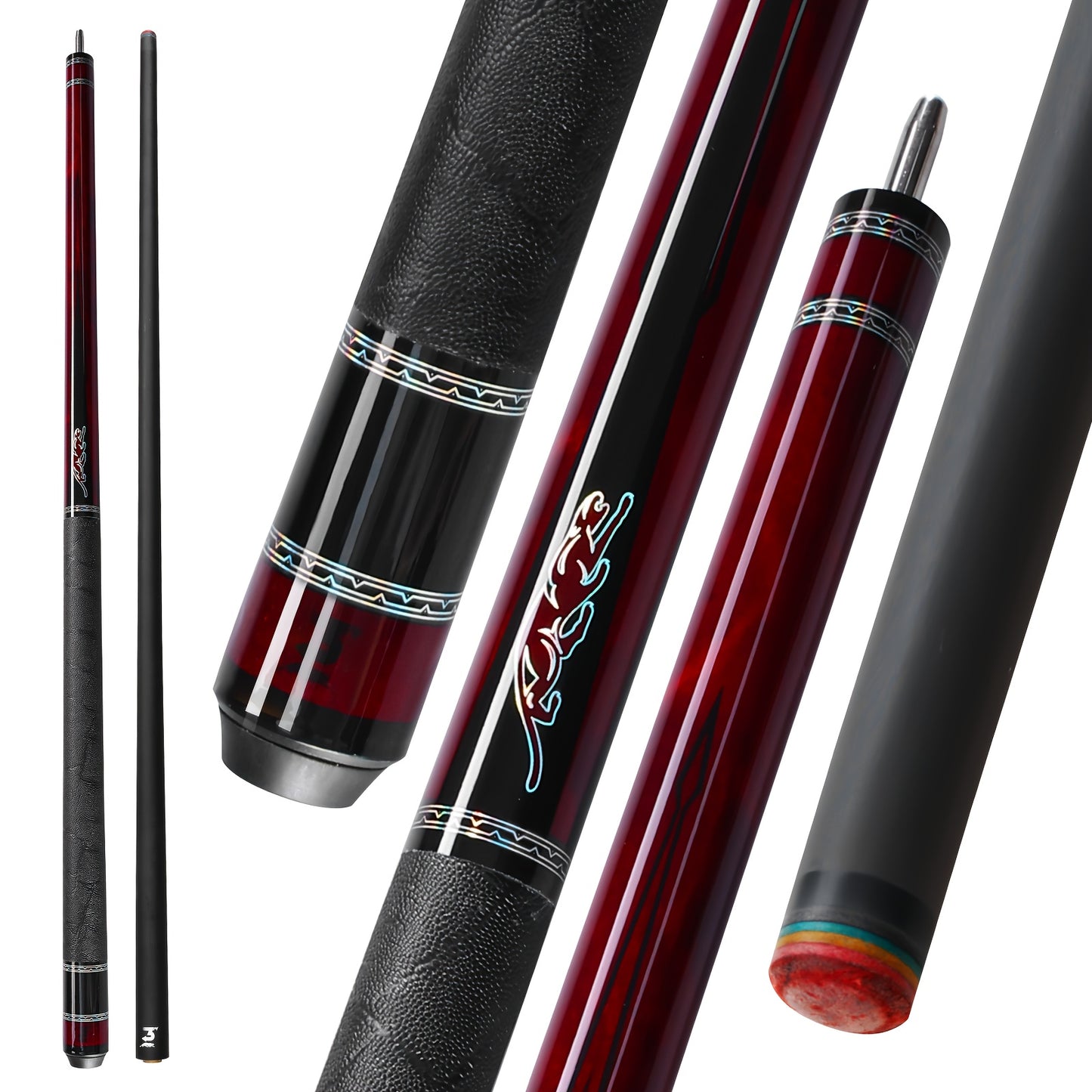 PREDAIDR SP Series Carbon Fiber Pool Cue 2 Piece Professional