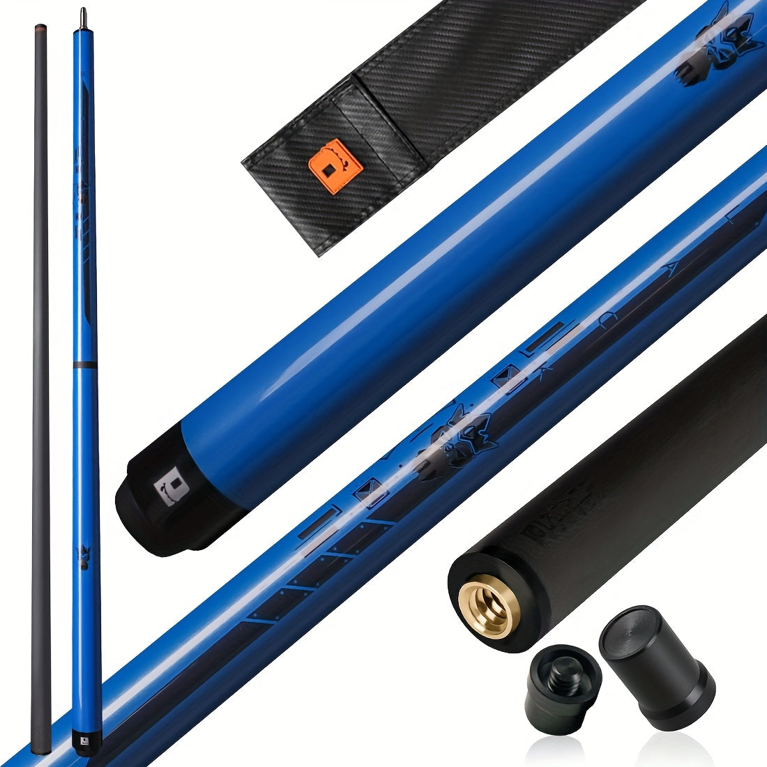 Little Monster Carbon Fiber Break Jump Cue 3pcs Low Deflection