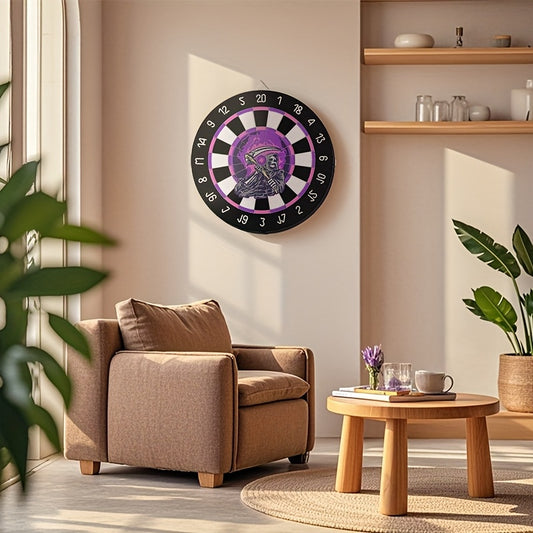 ZSRXMOTION Dart Board Set With 6 Darts For Home Leisure