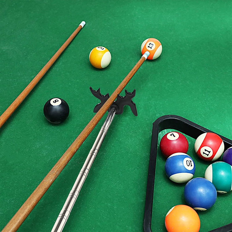 Retractable Billiard Cue Bridge Head Pool Accessory