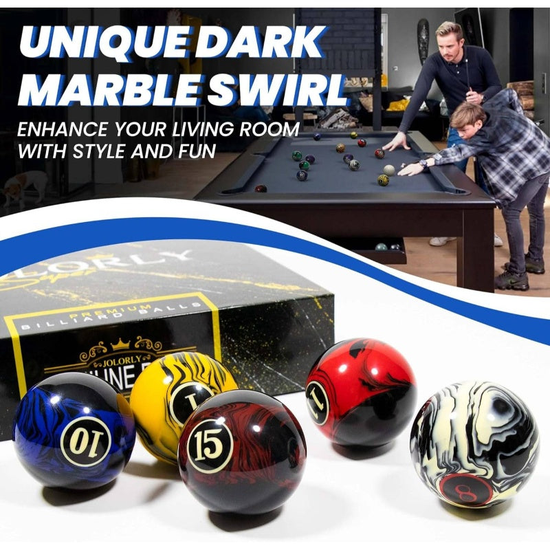 AAA Grade Billiard Balls Complete Set of 16 for Tournament