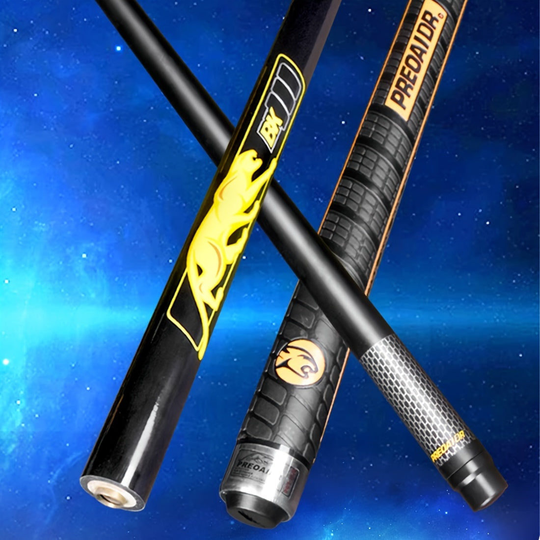 PREOAIDR 3142 Carbon Fiber Punch & Jump Cue Stick - High-Performance Billiard Break Cue with Maple Technology Shaft, Black, Ideal for Pool Players, Billiards Training & Competition, Pool Cue|Modern Billiards Stick|Durable Cue