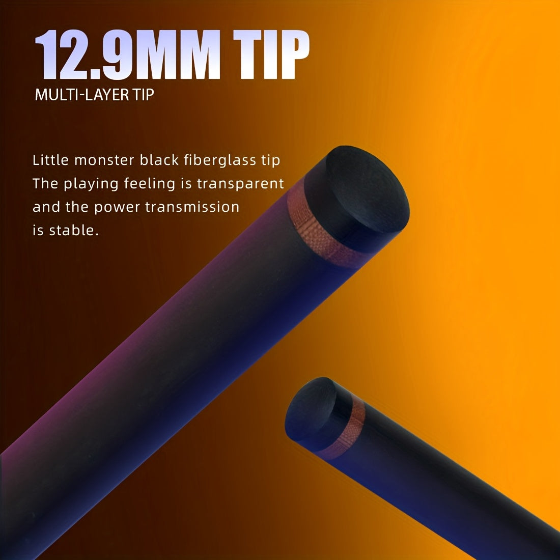 Little Monster Carbon Fiber Jump Break Cue 3Pc Pool Cue Set