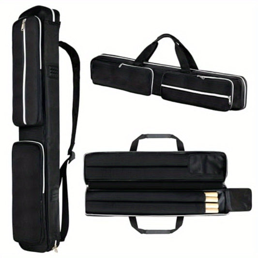 Heavy Duty Pool Cue Case 2 Butts And Shafts Non Woven With Strap