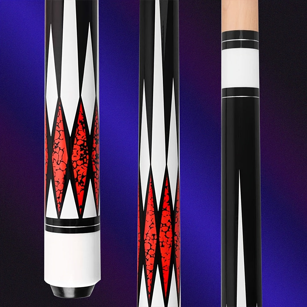 SEARVGRH Maple Pool Cue Diamond Pattern Billiard Cue