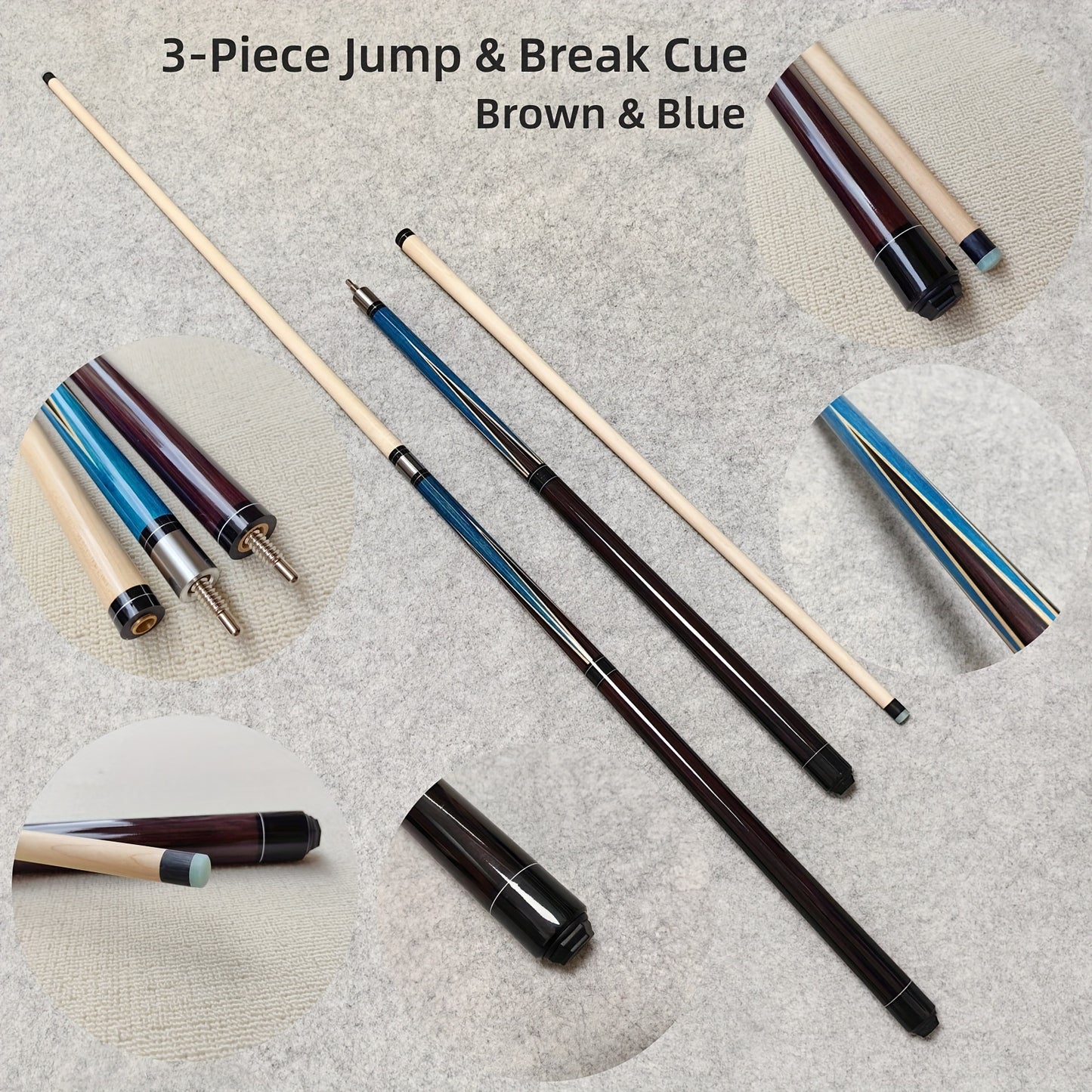 Jump And Break Pool Cue Crystal Tip For Superior Shots