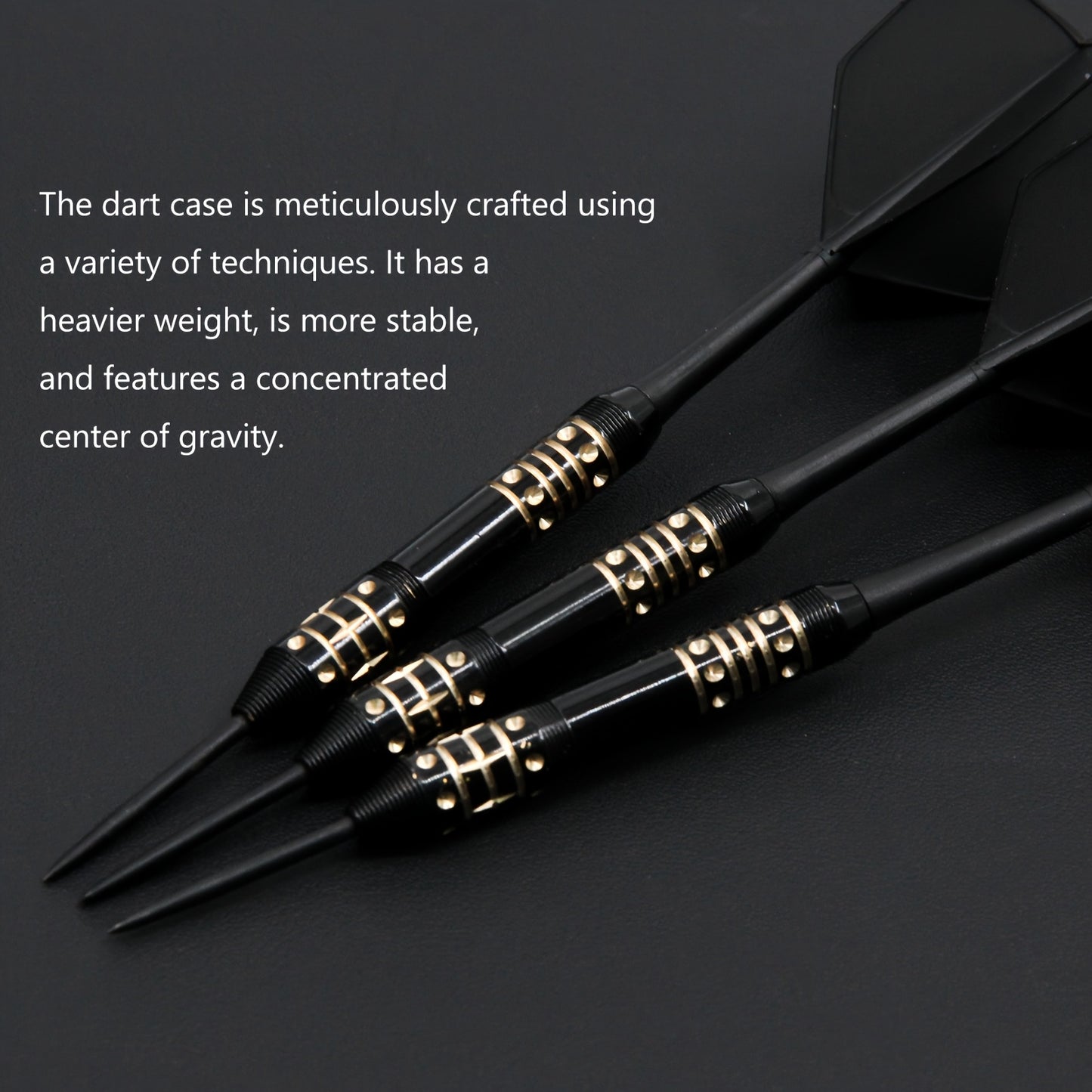All In One Copper Dart Set With Aluminum Shafts And Portable Case
