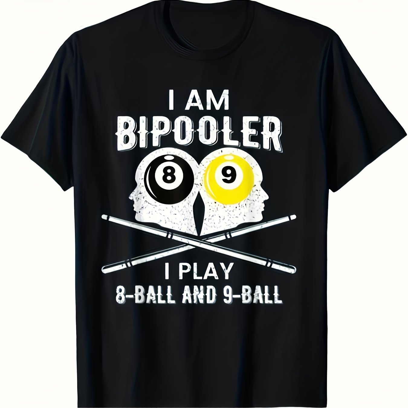 I Am Bippoiler Men's Billiards Graphic Tee For Pool Enthusiasts