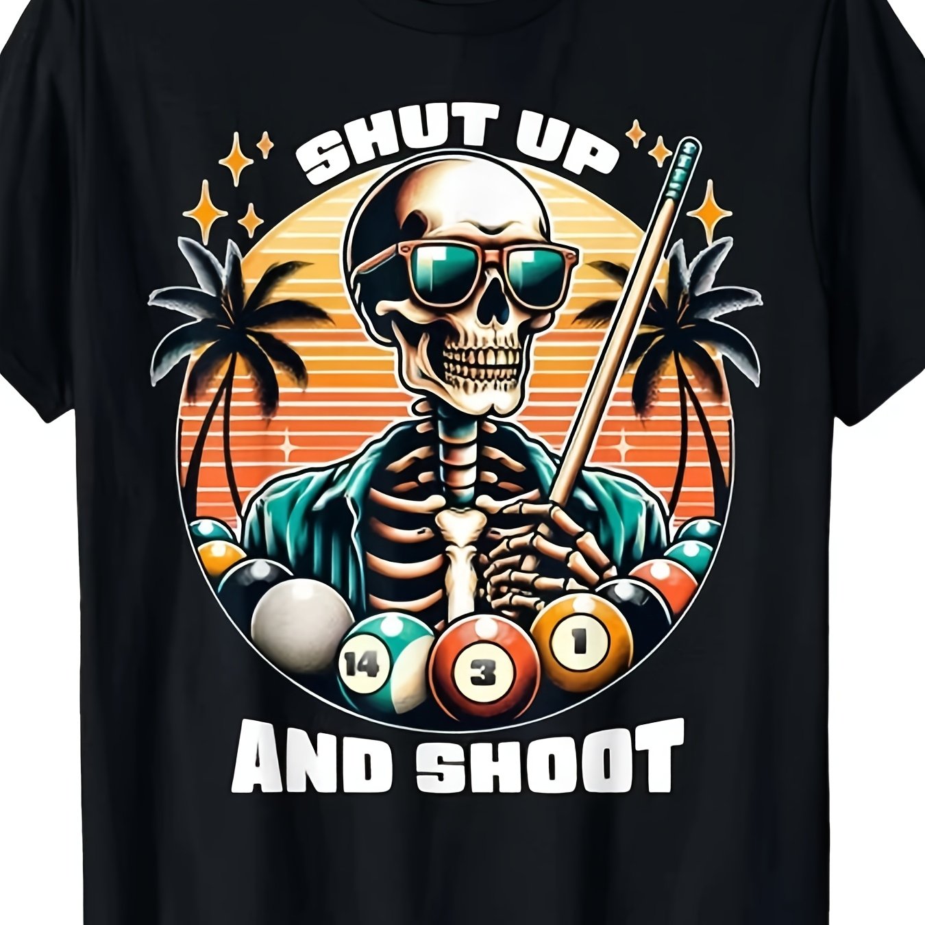 Vinta Shut Up And Shoot 9 Ball Pool Tee UnisexWear