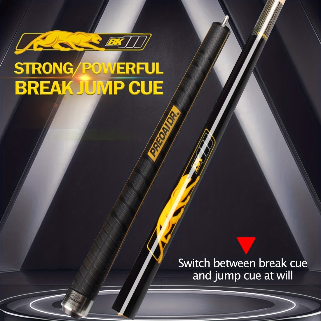 PREOAIDR 3142 Break Jump Cue With Carbon Fiber Maple Shaft