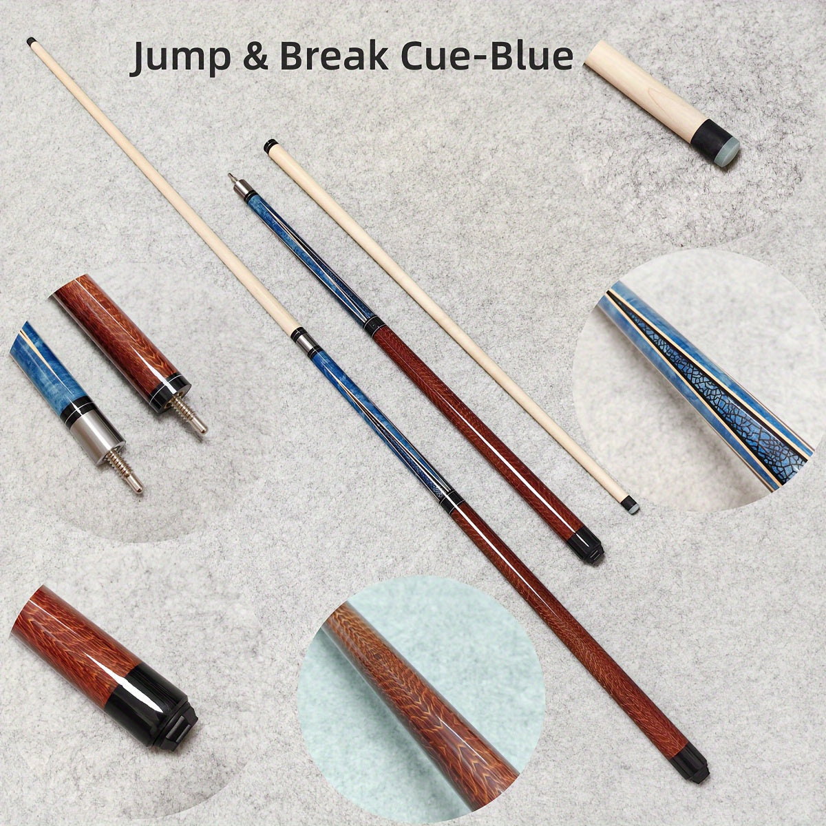 Jump And Break Pool Cue Crystal Tip For Superior Shots