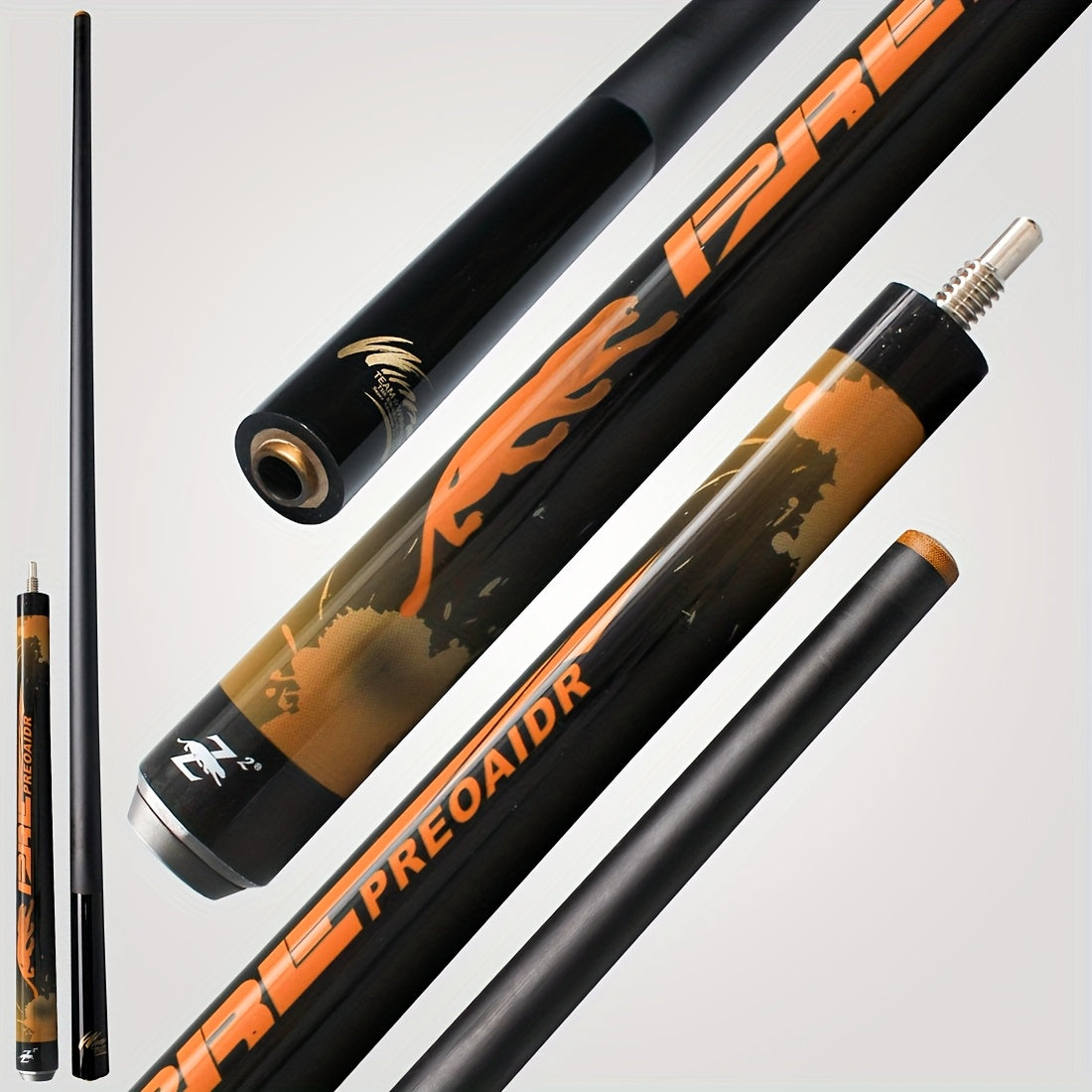 PREOAIDR Carbon Fiber Jump Cue Stick For Pool Table Professional