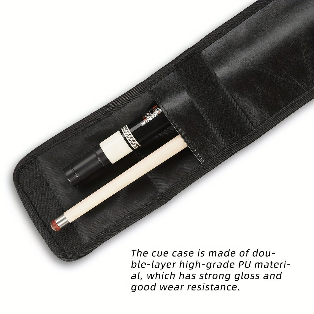 Konllen Two Hole Pool Cue Bag Waterproof With Adjustable Strap