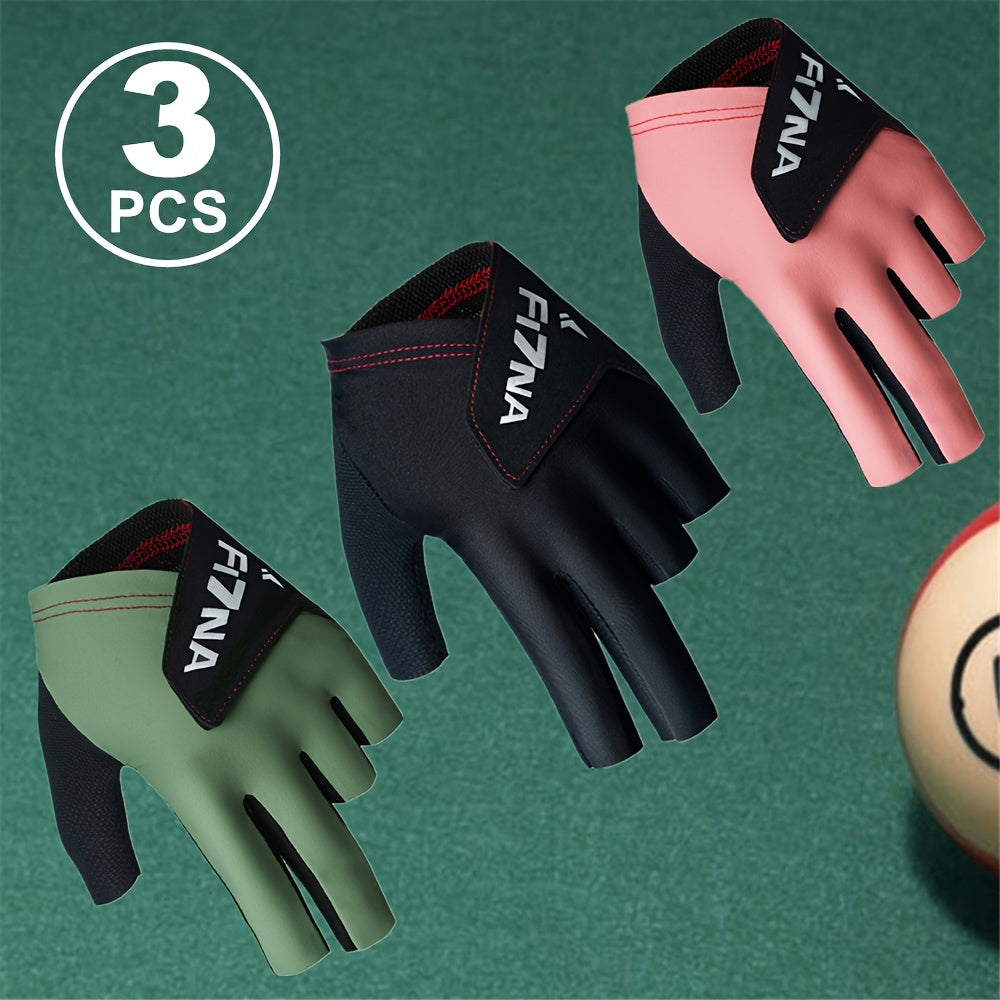 Fanyishu Half Finger Snooker Gloves Left Handed