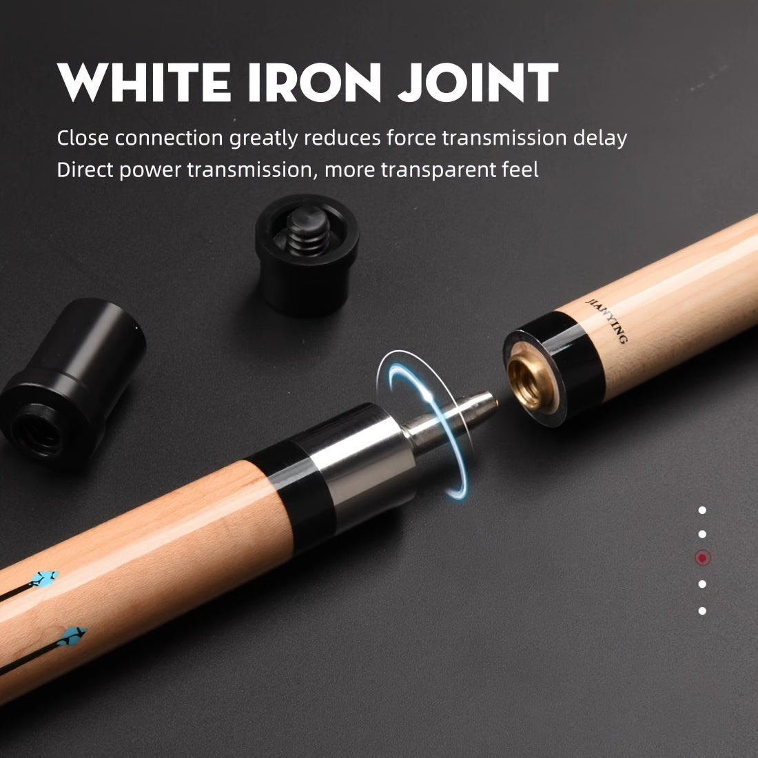 Jianying Pool Cue Set With Hard Case And Extension