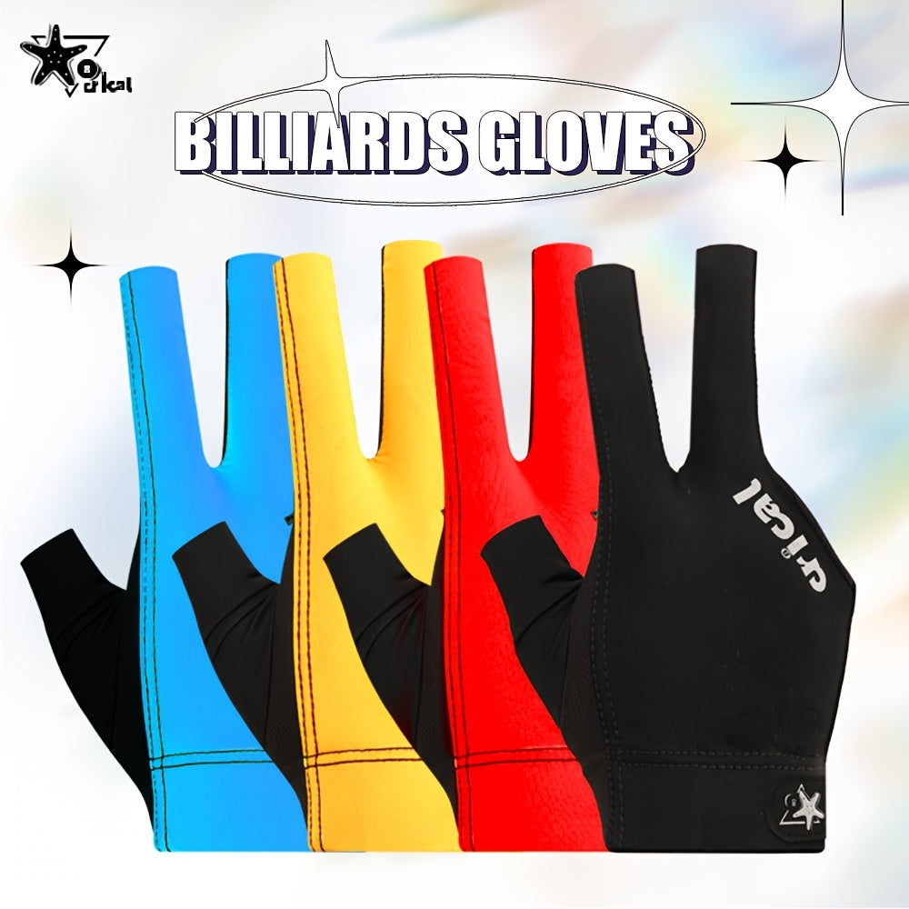 CRICAL Pool Gloves 3 Finger Carom Glove For Billiards