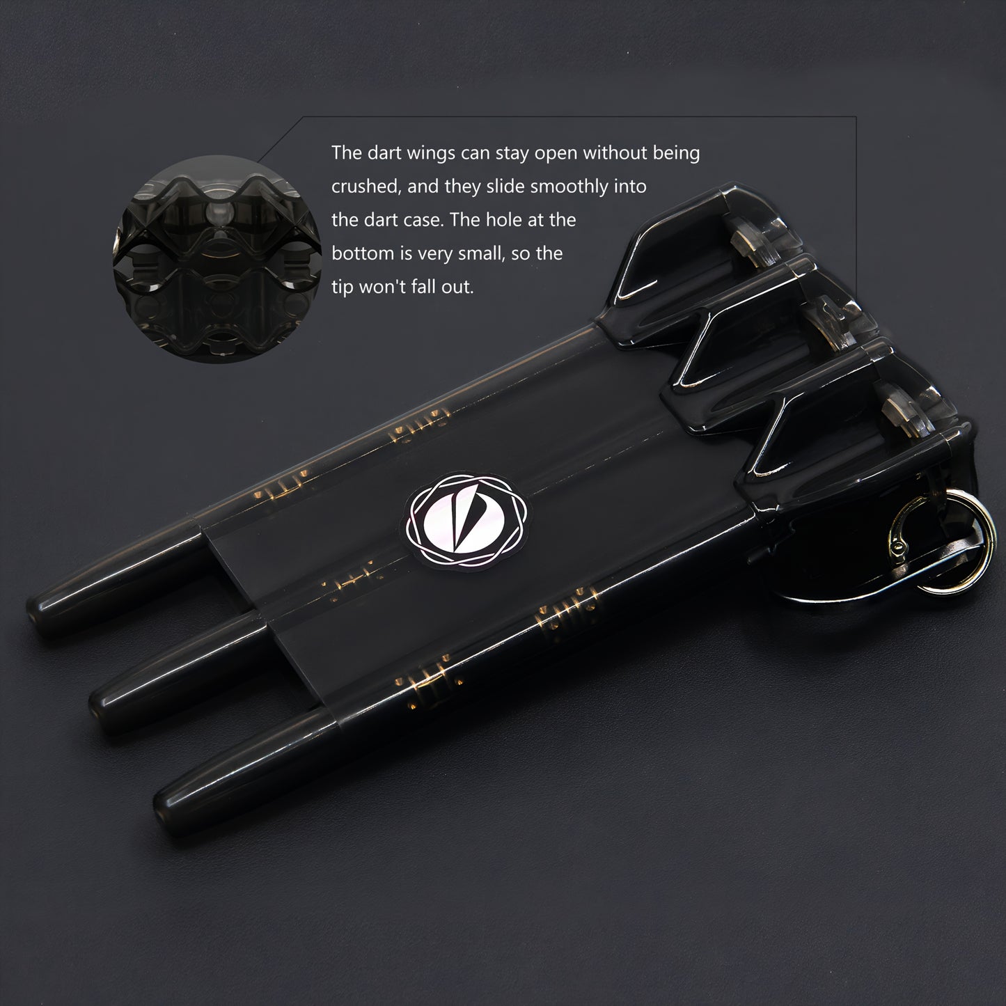 All In One Copper Dart Set With Aluminum Shafts And Portable Case
