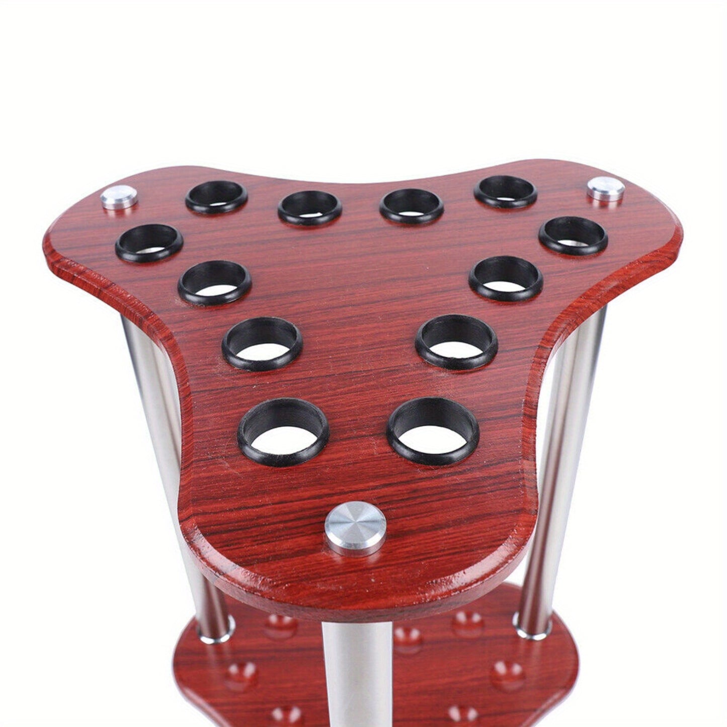 CNCEST Heavy Duty 12 Hole Pool Cue Rack Freestanding