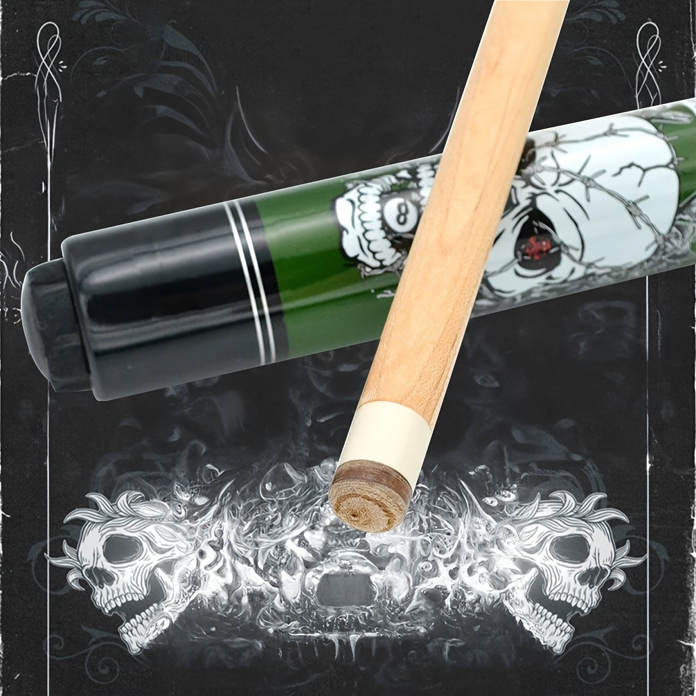 SEARVGRH Retro Skull Billiard Cue Traditional Wooden Pool Cue