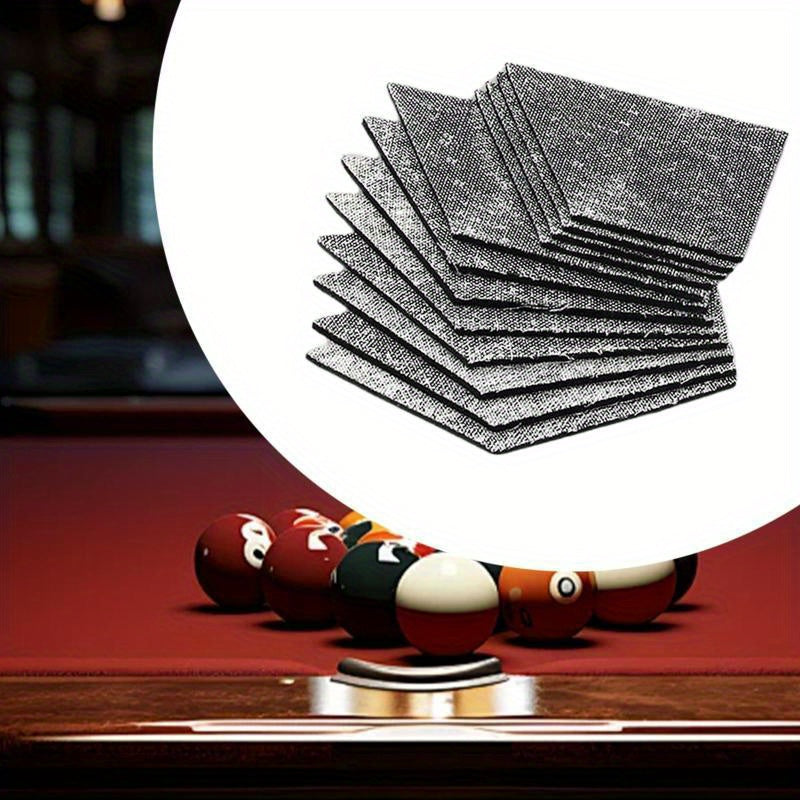 12pcs Pool Table Cushion Facings Rail Bumpers Bevel Set