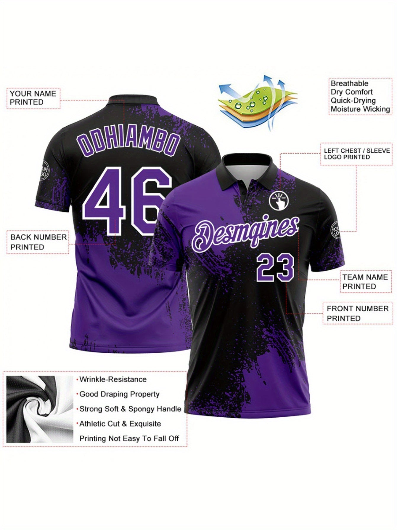 Customized Polo Shirts And Personalized Billiard Jerseys Gifts For Him