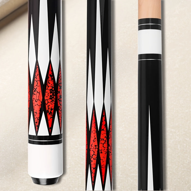 Diamond Pattern Pool Cue 20oz Maple Wood Cue for Billiards