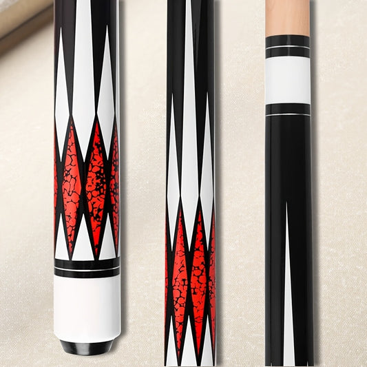 Diamond Pattern Pool Cue 20oz Maple Wood Cue for Billiards