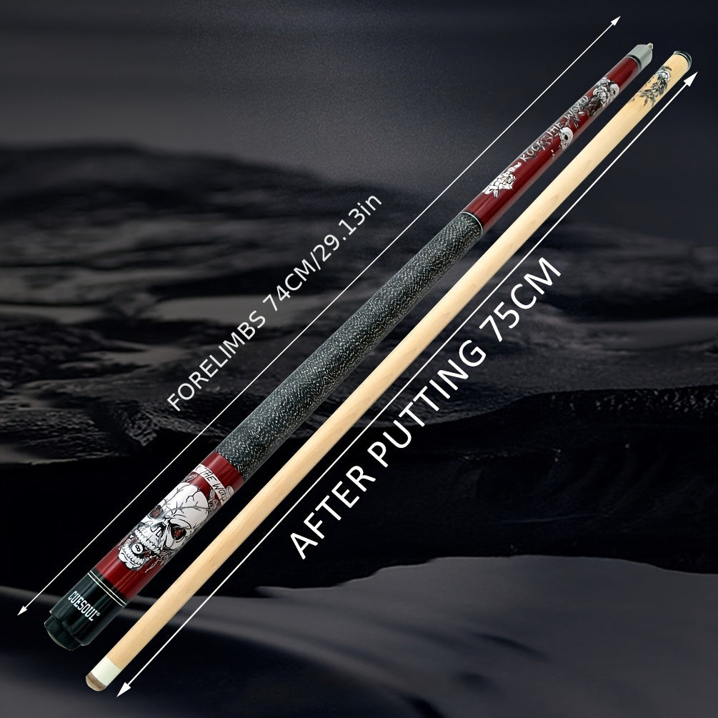 Billiards Cue Stick With 13mm Leather Tip Carbon Composite