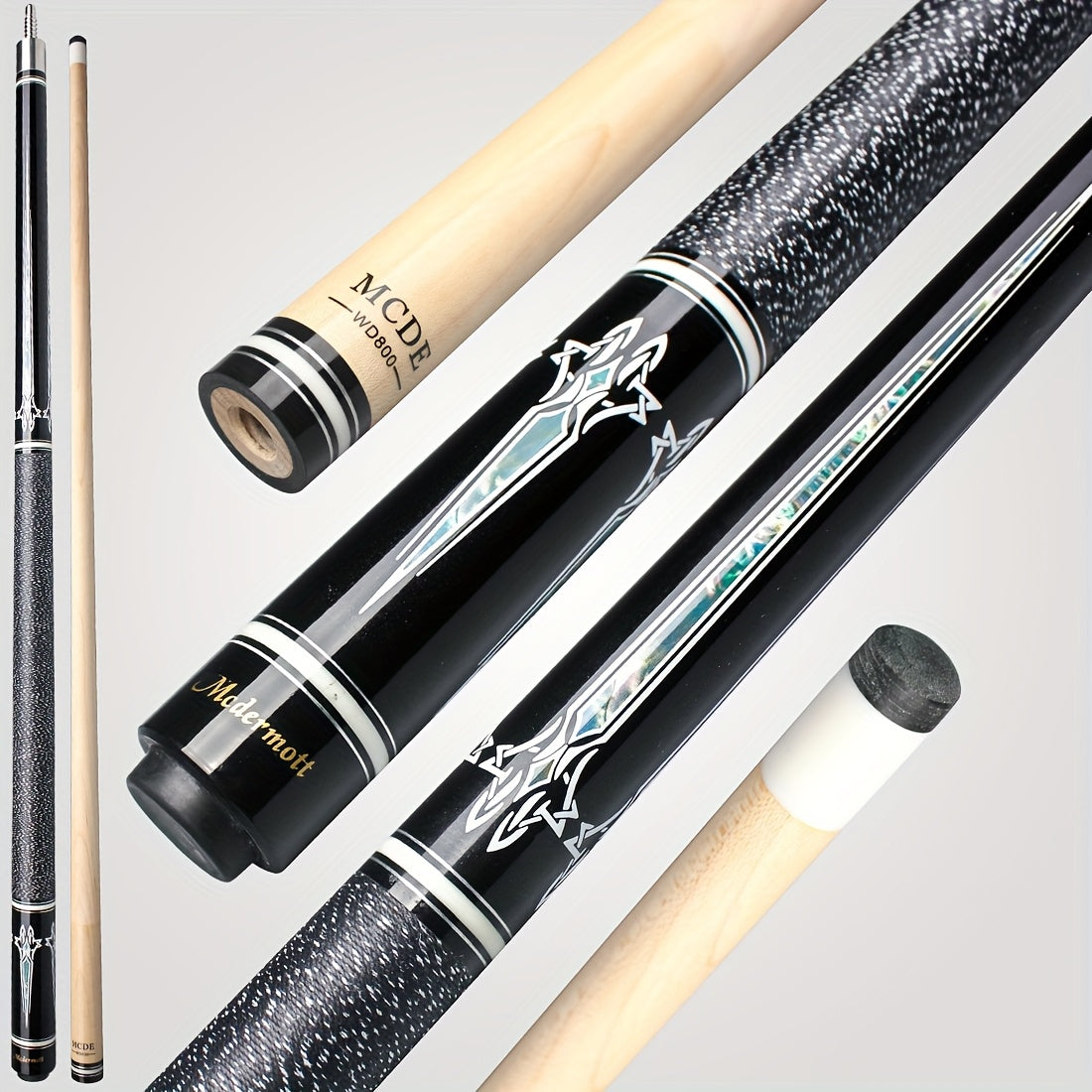 McDermott Z2 Series Pool Cue Low Deflection 2 Part