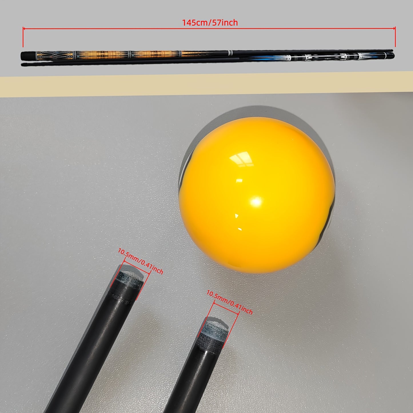 Carbon Fiber Pool Cues Dual Pack Anti Warp One Piece