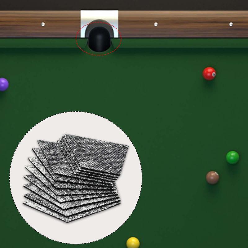 12pcs Pool Table Cushion Facings Rail Bumpers Bevel Set