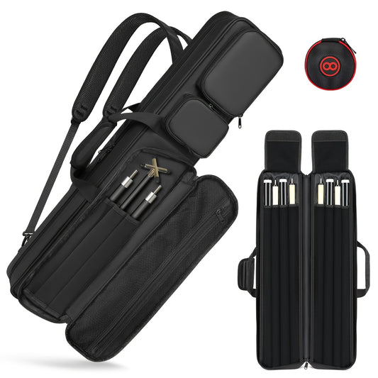 Pool Cue Case 4x4 With Backpack Strap Holds 4 Shafts