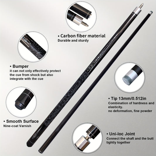Professional Carbon Fiber Billiard Cue For Beginners And Pros