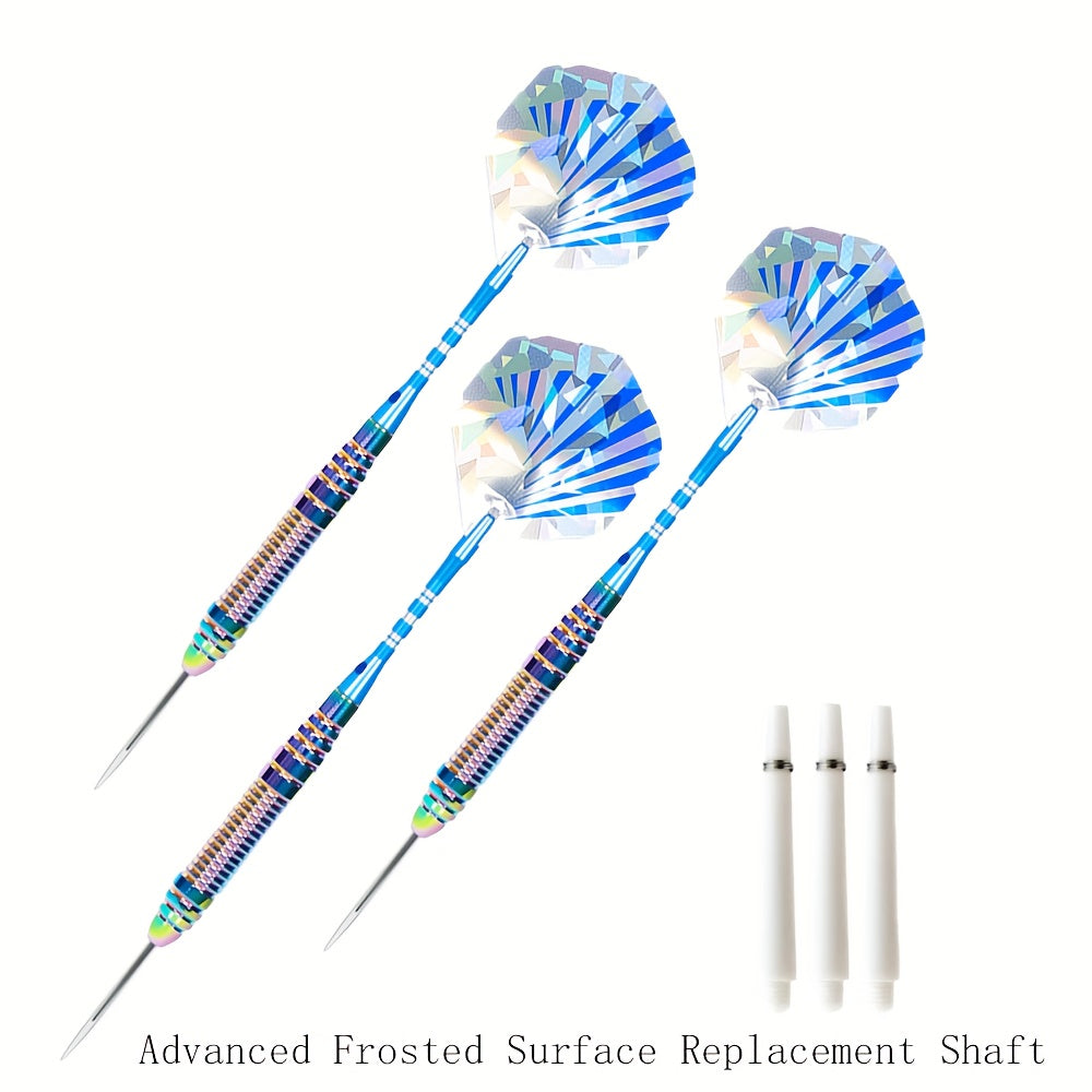 Three Piece Hard Dartboard Dart Set With Aluminum Shafts