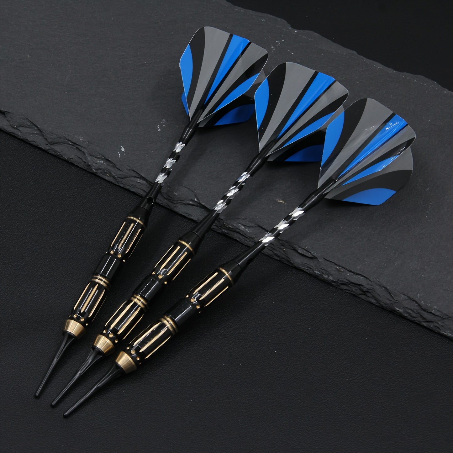 Set Of 3 Copper Soft Tip Darts For Electronic Dartboard Games