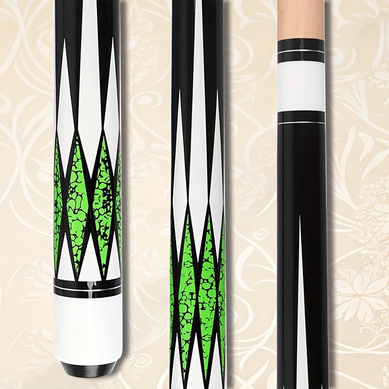 Diamond Pattern Pool Cue 20oz Maple Wood Cue for Billiards
