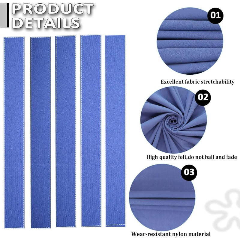 K66 Professional Pool Table Replacement Kit With Rail Cushions