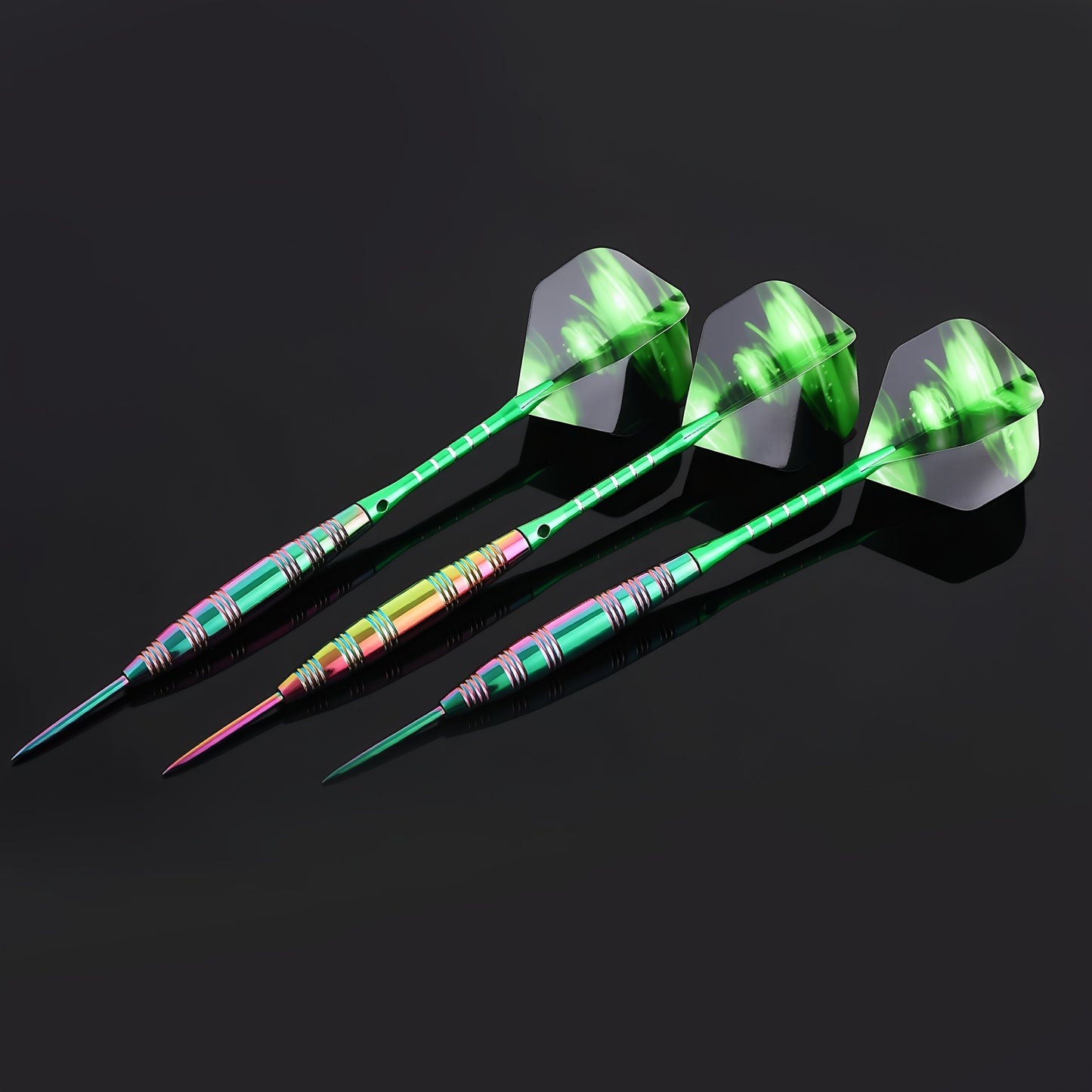 42 Piece Professional Steel Dart Set With Shafts Tips Case