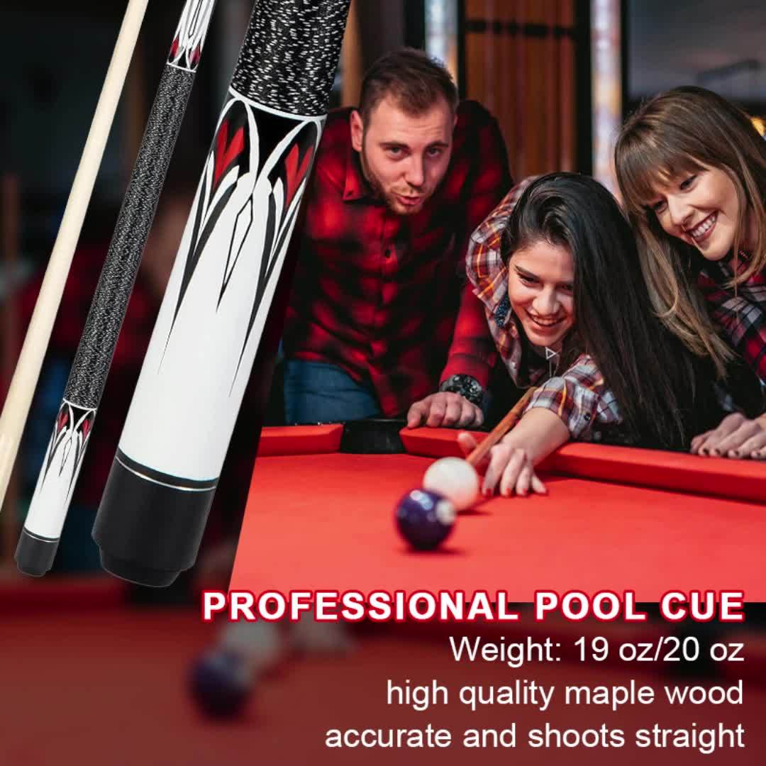 SEARVGRH Maple Pool Cue Wood Snooker Cue For Billiards Enthusiasts