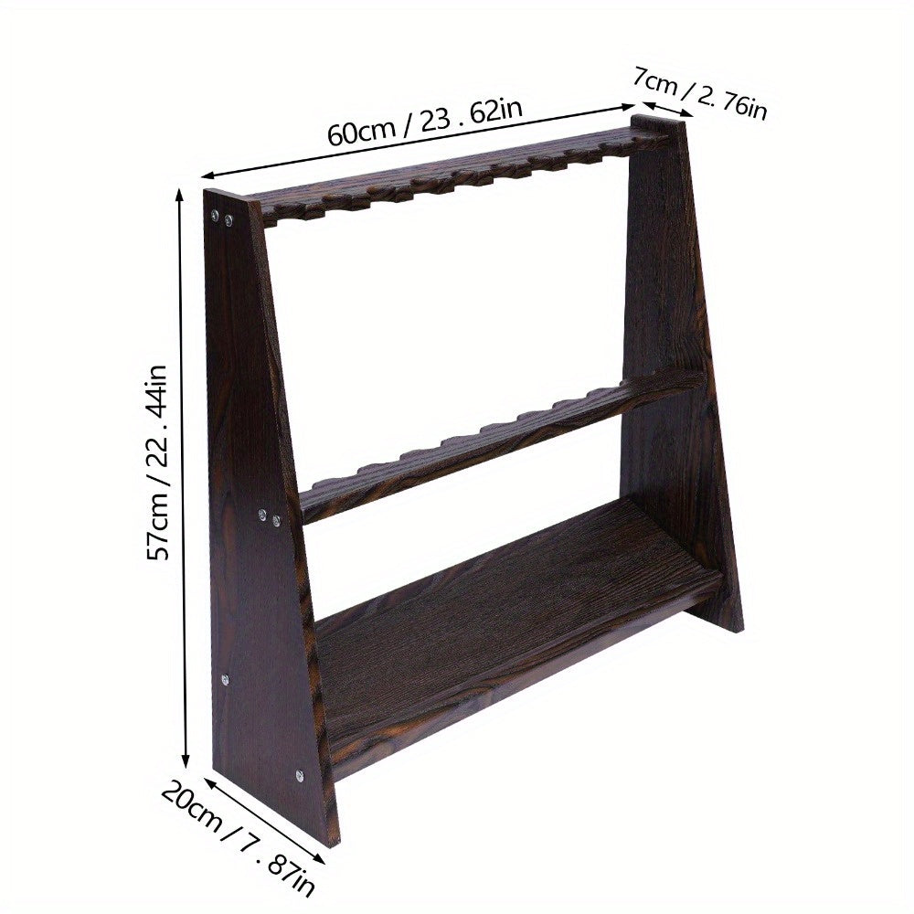 Wanlecy 10 Pool Cue Rack Heavy Duty Billiards Stand