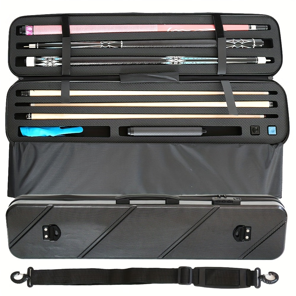 Pool Cue Case With Six Holes Three Butts Three Shafts