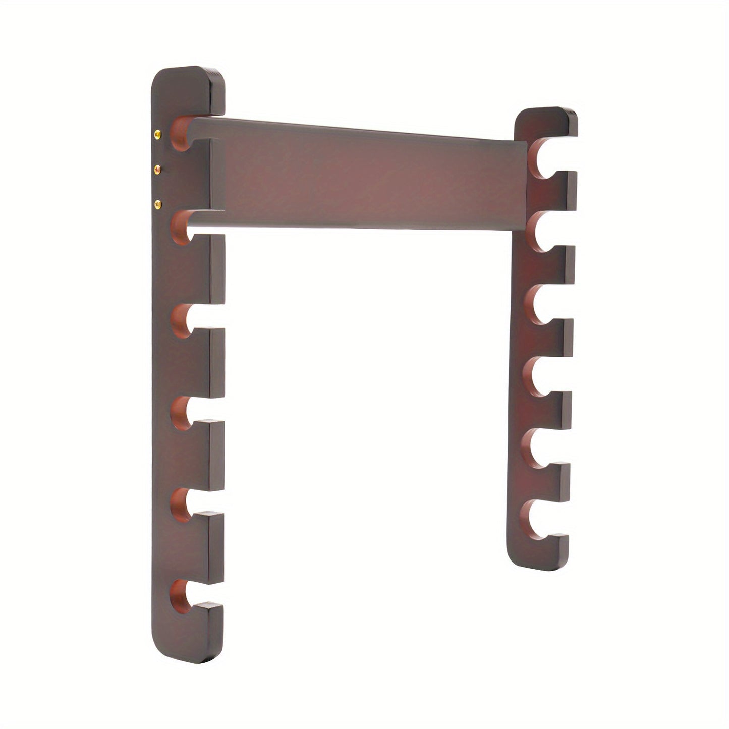 YIYIBYUS 6-Section Pine Wood Billiard Cue Holder Wall Mount