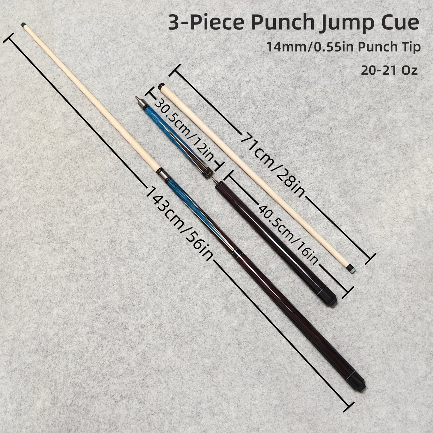 Jump And Break Pool Cue Crystal Tip For Superior Shots
