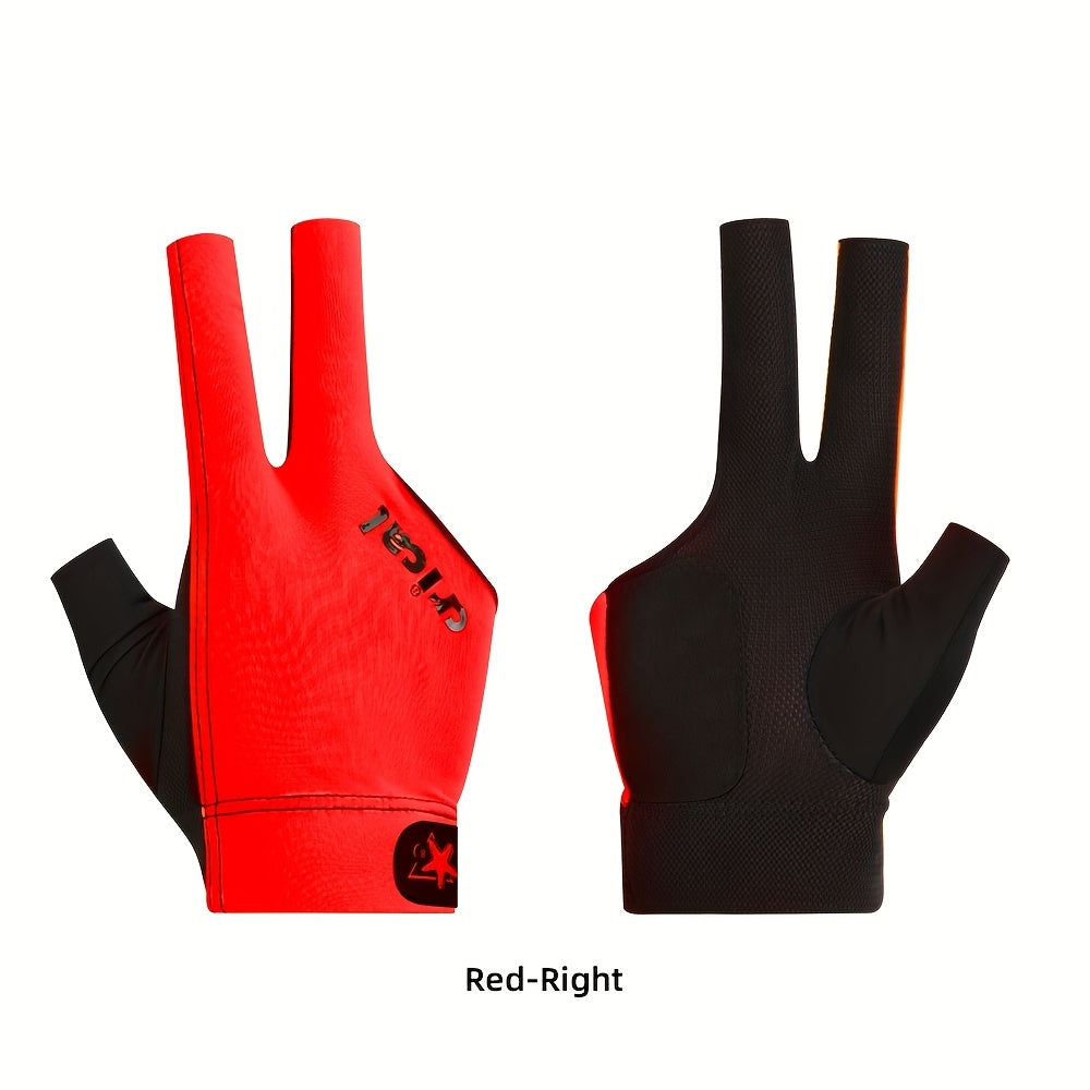 CRICAL Pool Gloves 3 Finger Carom Glove For Billiards