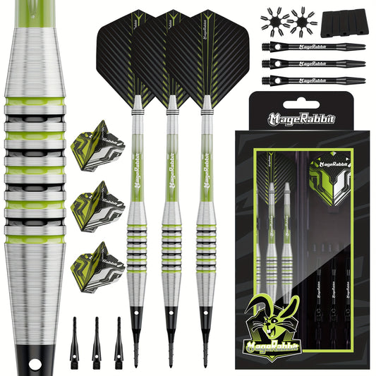 MageRabbit Iron Soft Darts for Electronic Dart Board with Flights