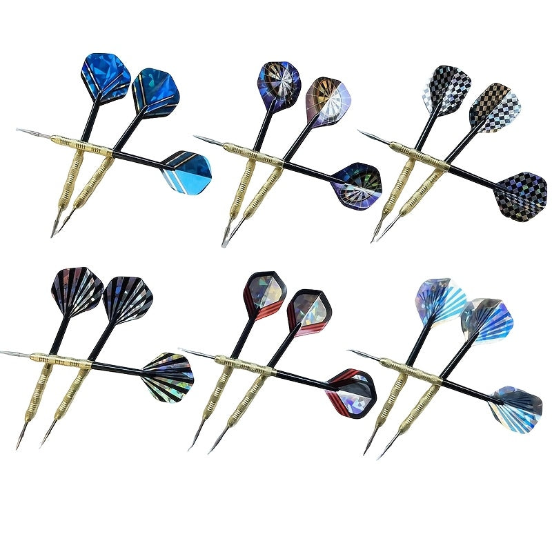 Stainless Steel Dart Set 18 Pieces Professional Darts Kit Flights